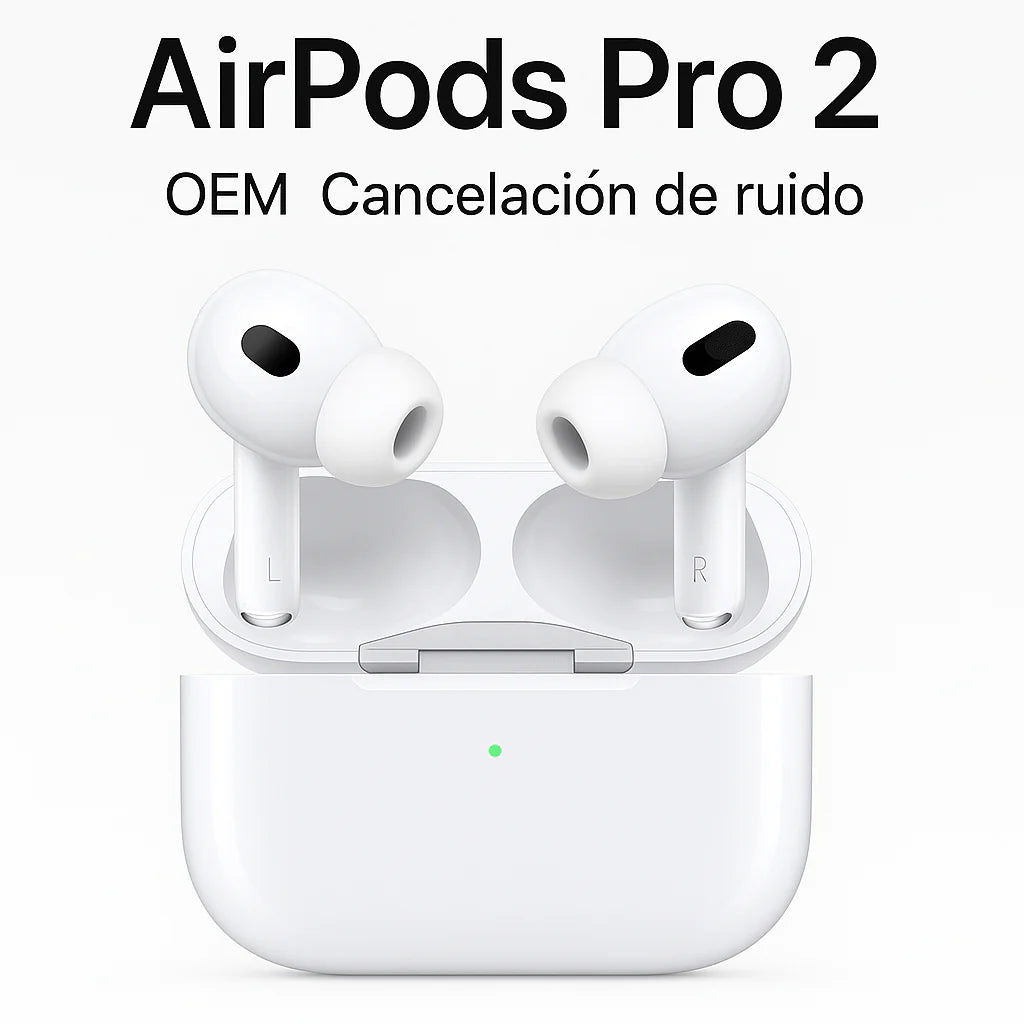 AIRPODS 2 PRO OEM CON CANCELACIÓN DE RUIDO